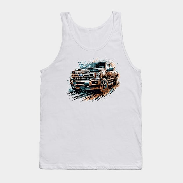 Ford F150 Tank Top by Vehicles-Art